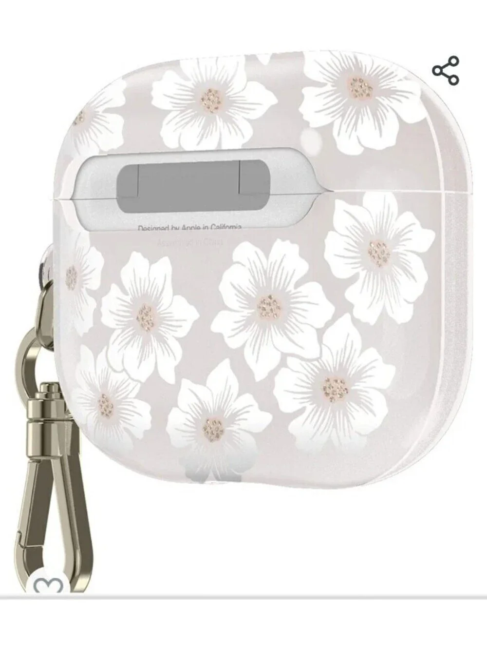 Kate Spade New York AirPods Gen 3 Case - Hollyhock Cream/Blush